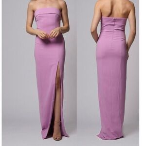 Jay Godfrey Gown 4 Lavender Oliver strapless Formal Dress New